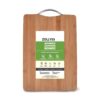 Zollyss Large Natural Bamboo Wood Chopping Cutting Board - LXINDIA.COM