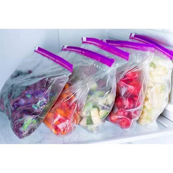 Zunbella 10 Pcs Reusable Fridge Storage Bags 3 - LXINDIA.COM