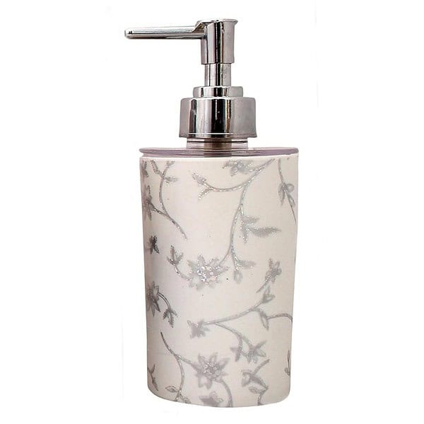 Zyro Refillable Hand Soap Dispenser Sanitizer Dispenser WhiteSilver - LXINDIA.COM