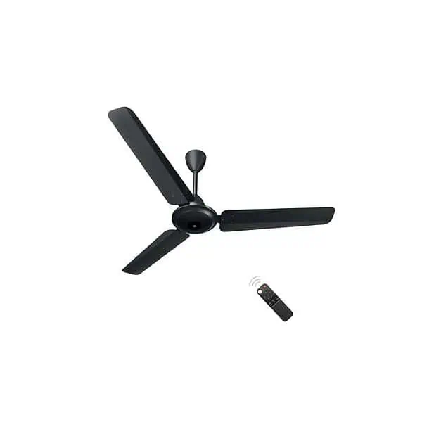 atomberg Ameza 1200mm BLDC Ceiling Fan with Remote Control Gloss Black - LXINDIA.COM