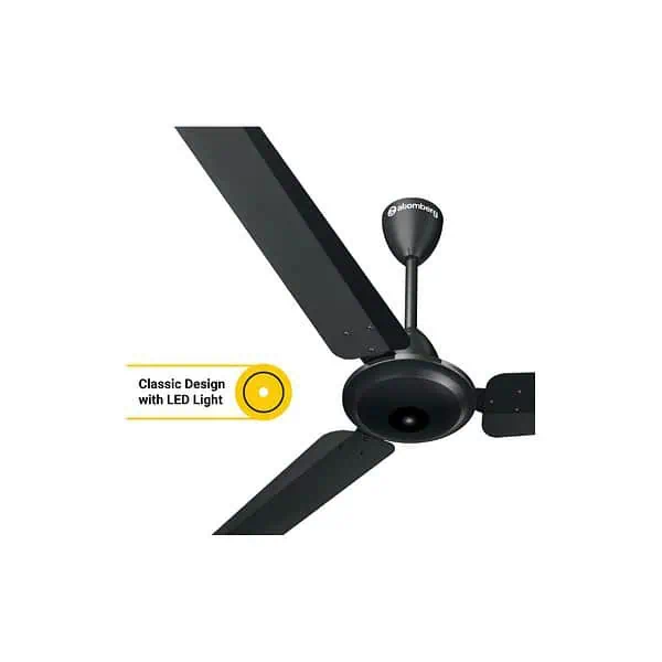 atomberg Ameza 1200mm BLDC Ceiling Fan with Remote Control Gloss BlackC - LXINDIA.COM