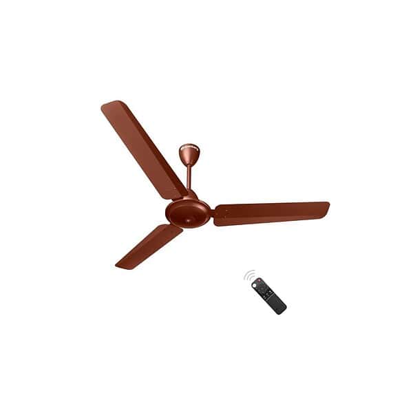 atomberg Ameza 1200mm BLDC Ceiling Fan with Remote Control Gloss Brown - LXINDIA.COM