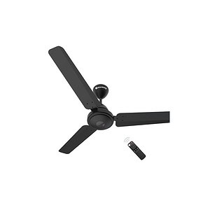 atomberg Efficio 1200mm BLDC Ceiling Fan with Remote Control Matte Black - LXINDIA.COM