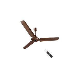 atomberg Efficio Alpha 1200mm BLDC Ceiling Fan with Remote Control Gloss Brown - LXINDIA.COM