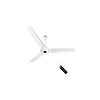 atomberg Efficio Alpha 1200mm BLDC Ceiling Fan with Remote Control Gloss White - LXINDIA.COM