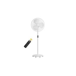 atomberg Renesa 400mm Pedestal Fan Remote with Oscillation Snow White - LXINDIA.COM