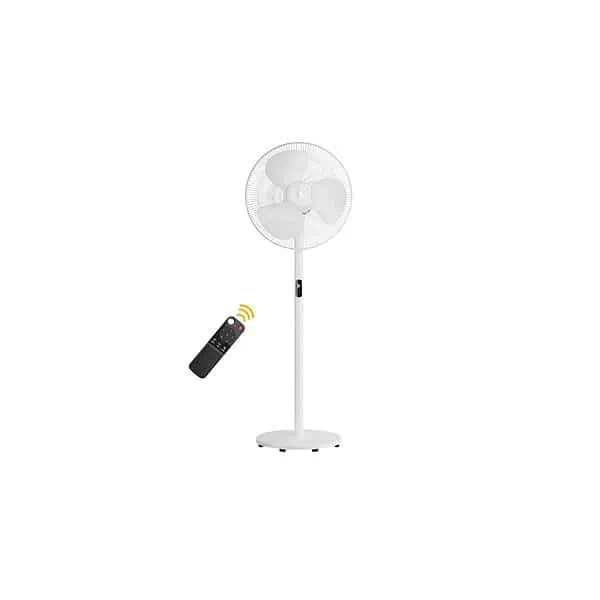 atomberg Renesa 400mm Pedestal Fan Remote with Oscillation Snow White - LXINDIA.COM