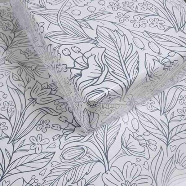 eVincE Leaf Doodle Gift Wrapping Paper2 - LXINDIA.COM