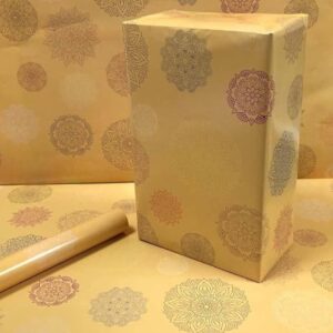 eVincE Set of 50 Mandala Gift Thick Glossy Wrapping Paper - LXINDIA.COM