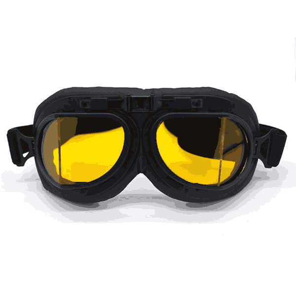 evomosa Vintage Pilot Style Goggles for Half Helmet - LXINDIA.COM