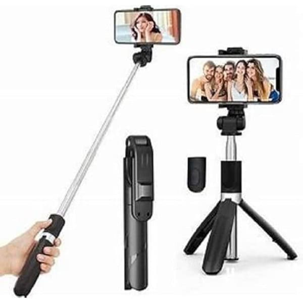 hybite 3in1 Portable Selfie Stick TripodStand with Detachable Bluetooth Wireless Remote - LXINDIA.COM