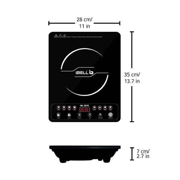 iBELL 20 YO Induction Cooktop 2000W1 - LXINDIA.COM