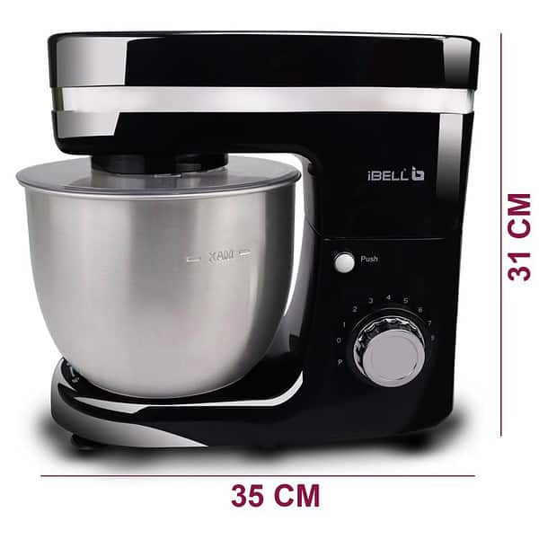 iBELL 4500MPRO Stand Mixer with Tilt up Head Black1 - LXINDIA.COM