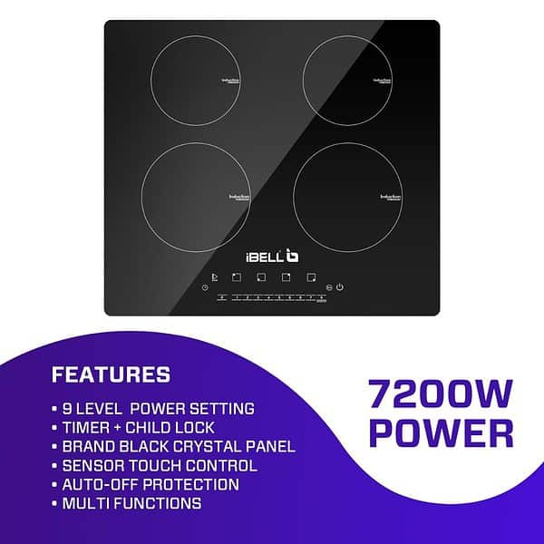 iBELL EMINENCE04 Induction Hob Electric 7200W3 - LXINDIA.COM