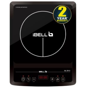 iBELL IBL30YO Induction Cooktop with Crystal Glass Top 2000W - LXINDIA.COM