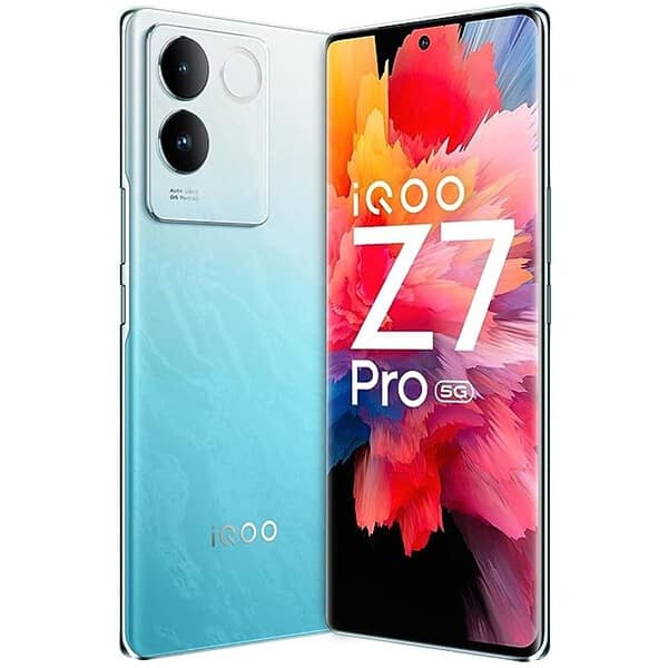 iQOO Z7 Pro 5G 8GB RAM 256GB Storage Blue Lagoon - LXINDIA.COM