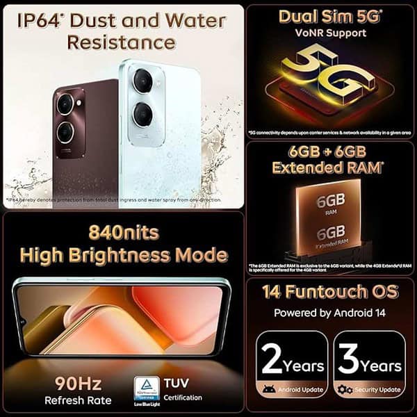 iQOO Z9 Lite 5G 6GB RAM 128GB Storage Mocha Brown3 - LXINDIA.COM