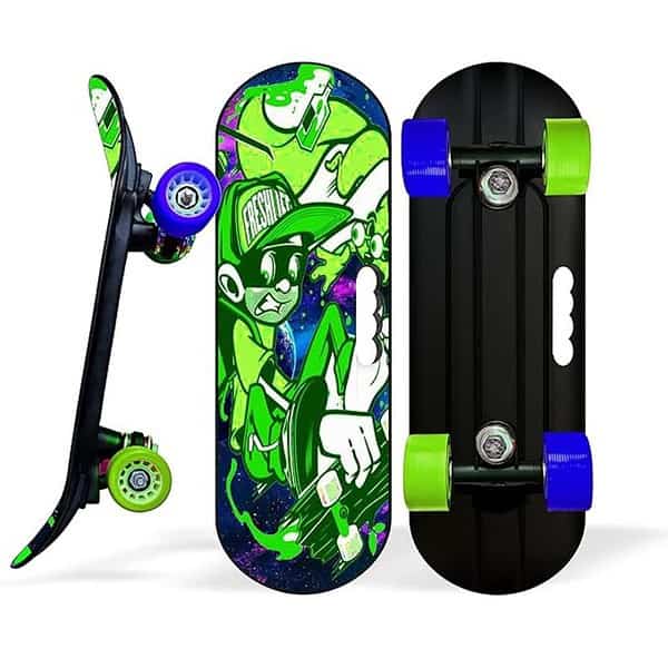 jaspo Carbon Fibre Kinder 18X6 Junior Skateboard For Kids Cool Boy multicolour - LXINDIA.COM