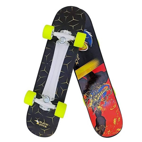 jaspo Fiber Composite Black Duck 26Inches X 6.5Inches Skateboard - LXINDIA.COM