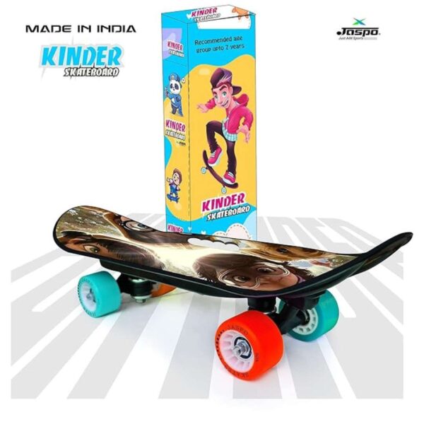 jaspo Fiber Kinder 18X6 Junior Skateboard For Kids Upto 7 Years Age 3 - LXINDIA.COM