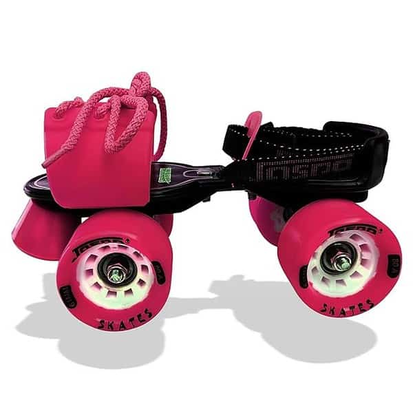 jaspo Kids G Force Adjustable Outdoor Wheel Roller Skates Pink Senior 1 - LXINDIA.COM