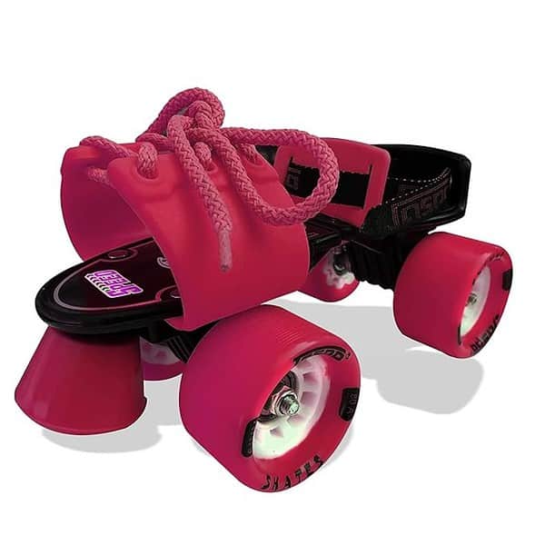 jaspo Kids G Force Adjustable Outdoor Wheel Roller Skates Pink Senior 2 - LXINDIA.COM