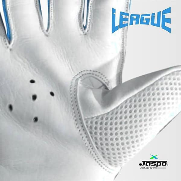 jaspo League Cricket Batting Gloves for Beginner Players Leather Palm 2 - LXINDIA.COM