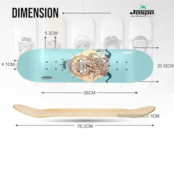 jaspo Ocean 31 Inches X 8 Inches 7 Layer Wooden Canadian Maple Ocean 2 - LXINDIA.COM