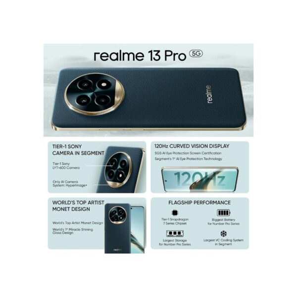 realme 13 Pro 5G Emerald Green 12GB 512GBB - LXINDIA.COM