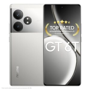 realme GT 6T 5G 8GB RAM 256GB Storage Fluid Silver - LXINDIA.COM