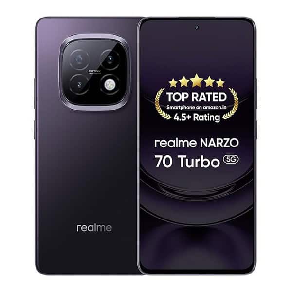 realme NARZO 70 Turbo 5G 6GB RAM 128GB Storage Turbo Purple - LXINDIA.COM