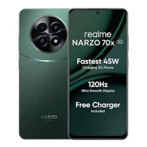 realme NARZO 70x 5G 8GB RAM 128GB Storage Forest Green - LXINDIA.COM