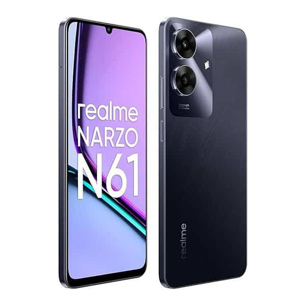 realme NARZO N61 4GB RAM 64GB Storage Marble Black1 - LXINDIA.COM