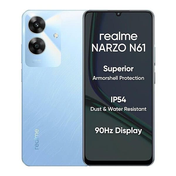 realme NARZO N61 4GB RAM 64GB Storage Voyage Blue - LXINDIA.COM