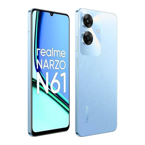 realme NARZO N61 4GB RAM 64GB Storage Voyage Blue1 - LXINDIA.COM