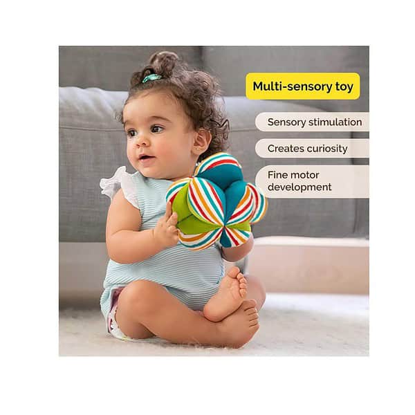 shumee Soft Plush Clutch Ball for Babies with Rattle 1 - LXINDIA.COM