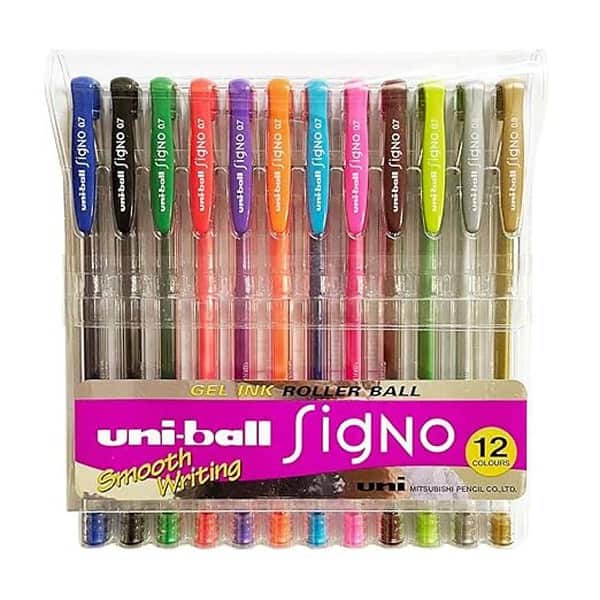 uni ball Signo UM100 Gel Pen Multicolor Pack of 121 - LXINDIA.COM