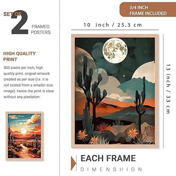 walllane Wood Beige Colour Modern Art Painting Set Of 4 Cate 032 1 - LXINDIA.COM