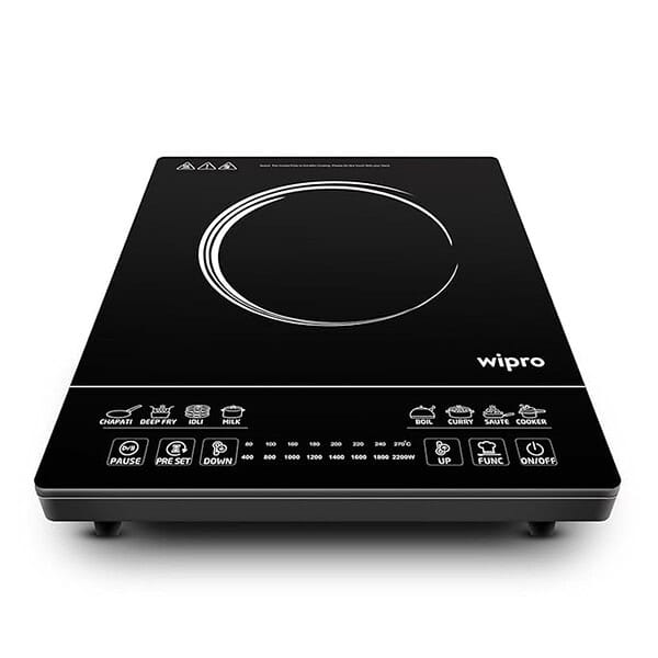 wipro Vesta Cic203 Radiant Induction Cooktop 2200W Black 2 - LXINDIA.COM