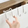 wolpin 2 Pcs Over The Door Hook Hanger Wall Organiser Detachable Hook - LXINDIA.COM