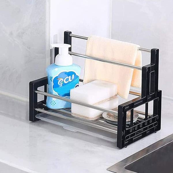 wolpin Multipurpose 3 in 1 Kitchen Sink Organizer 1 - LXINDIA.COM