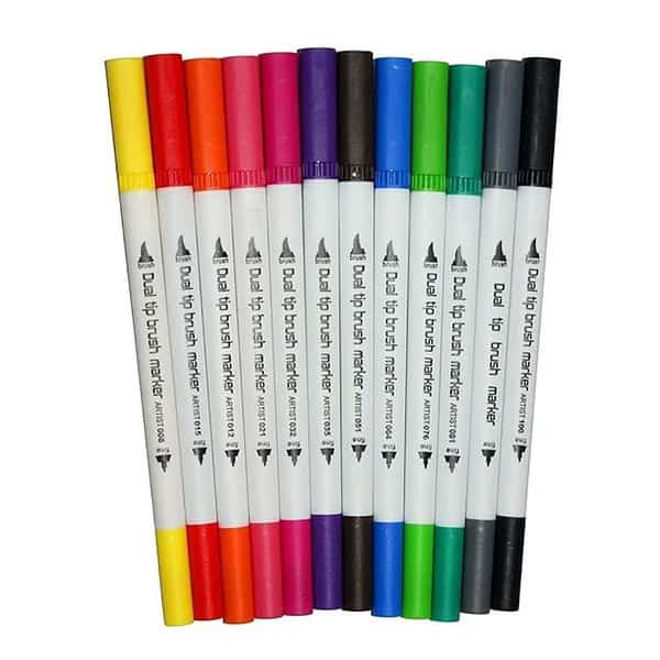 worison Dual Tip Brush sketch Pens - LXINDIA.COM