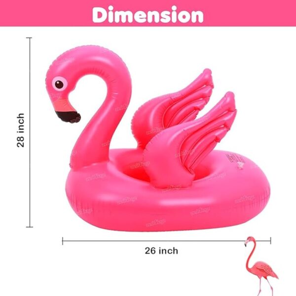 ﻿Zest 4 Toyz Pool Party Inflatable Ring Swan Swim for Kids 3 plus Years Pink 3 - LXINDIA.COM