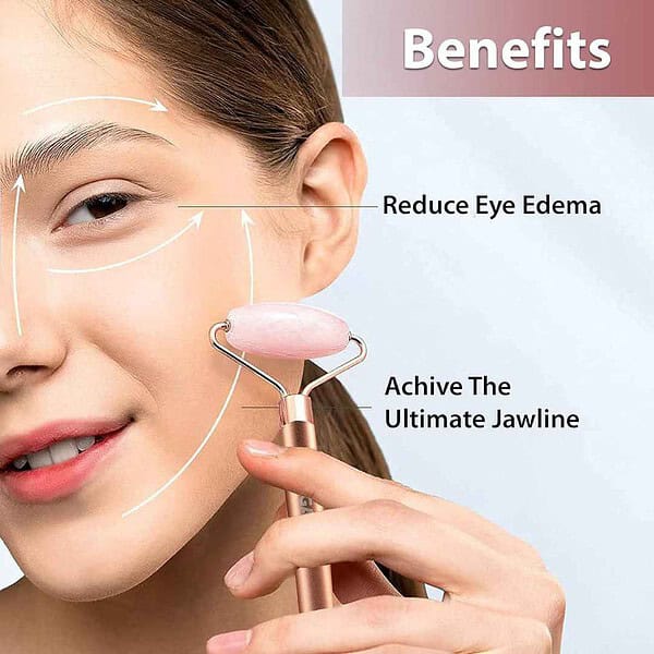 AGARO 3 In 1 Electric Rose Quartz Face Roller2 - LXINDIA.COM