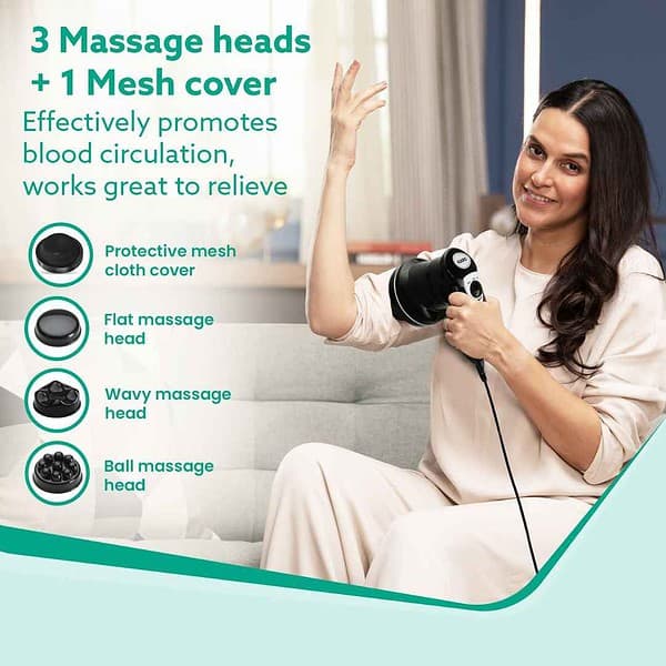 AGARO Atom Electric Handheld Full Body Massager2 - LXINDIA.COM