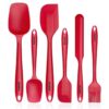 AGARO Deluxe Silicone Spatula Set of 6 Red - LXINDIA.COM