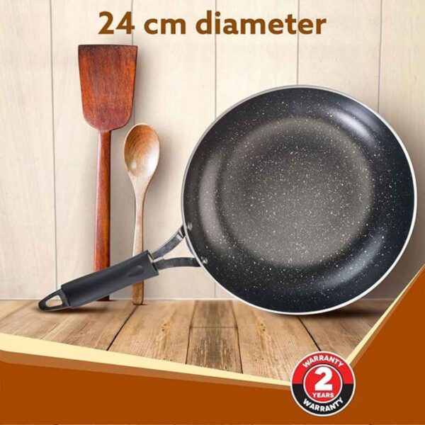 AGARO Elegant Non Stick Frying Pan 24 cm Diameter Black3 - LXINDIA.COM