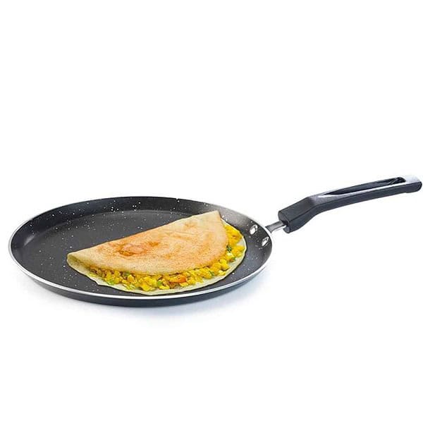 AGARO Elegant Non Stick Tawa 28cm Diameter Black - LXINDIA.COM