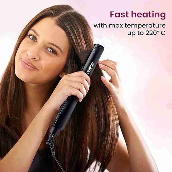 AGARO HS1907 Hair Straightener For Women Black2 - LXINDIA.COM