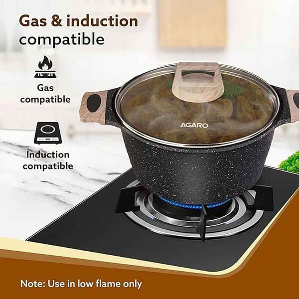 AGARO Imperial Granite 4pcs Non Stick Cookware Set 2 - LXINDIA.COM